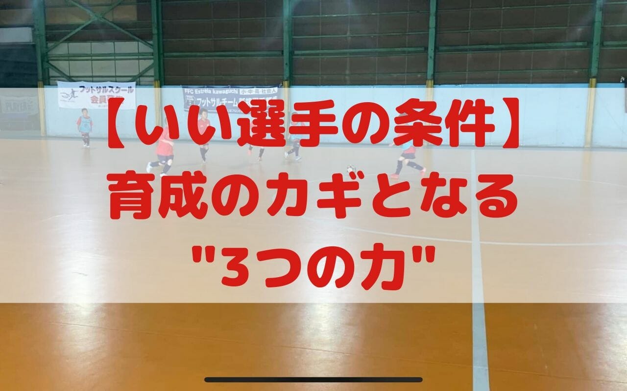 いいフットボール選手の条件とは？選手育成に欠かせない3つの力「認知・判断・実行」